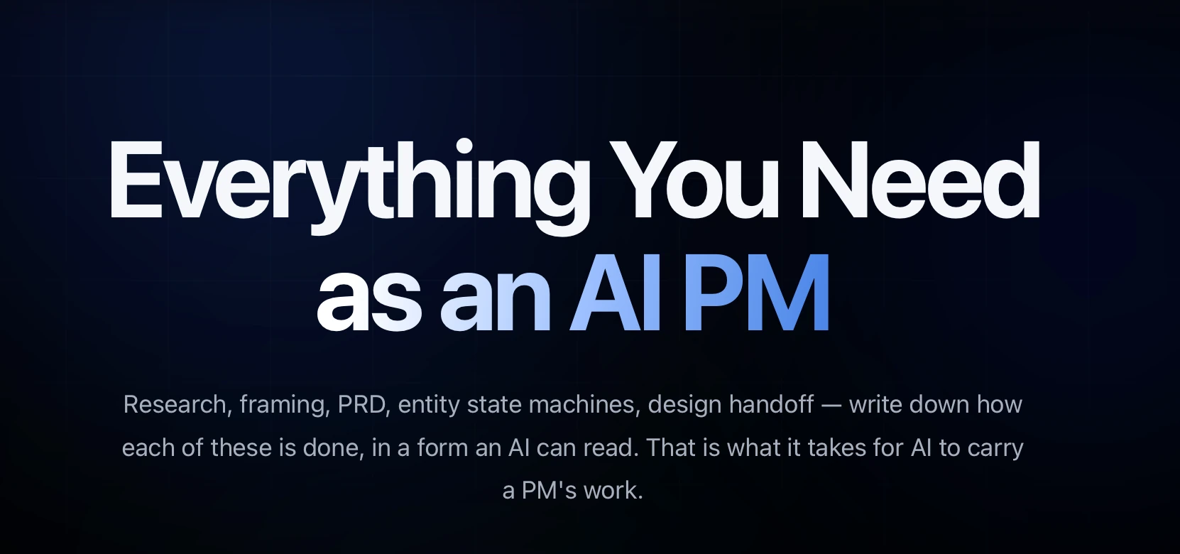 Eynap: Everything You Need as an AI PM